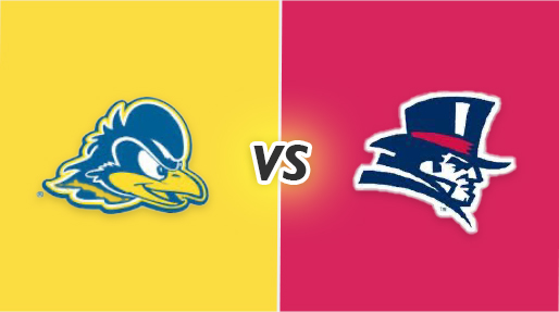 University of Delaware logo vs the Duquesne University logo