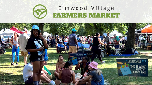 photo of a group of young people having fun at the elmwood village farmers market
