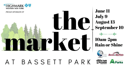 poster advertising The Market at Bassett Park