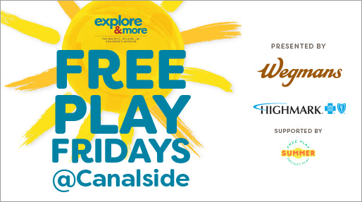 logo and information of free play fridays