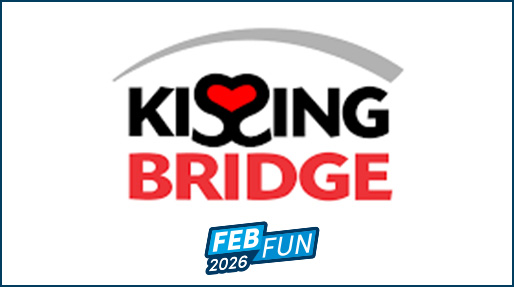 kissing bridge logo