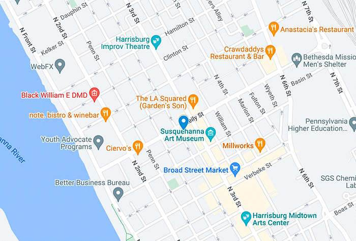 Midtown Harrisburg Map
